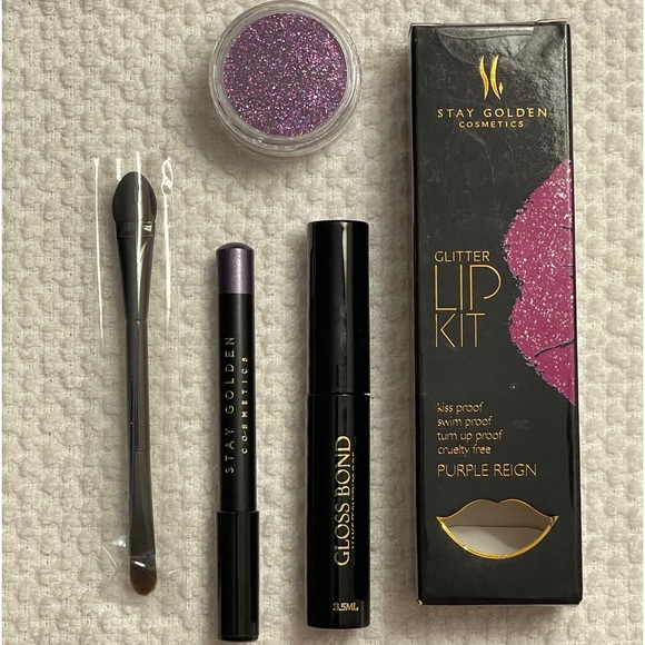 Glitter Lip Kit By Stay Golden Cosmetics Stay Golden Cosmetics | Makeup | Stay Golden Cosmetics Purple Reign